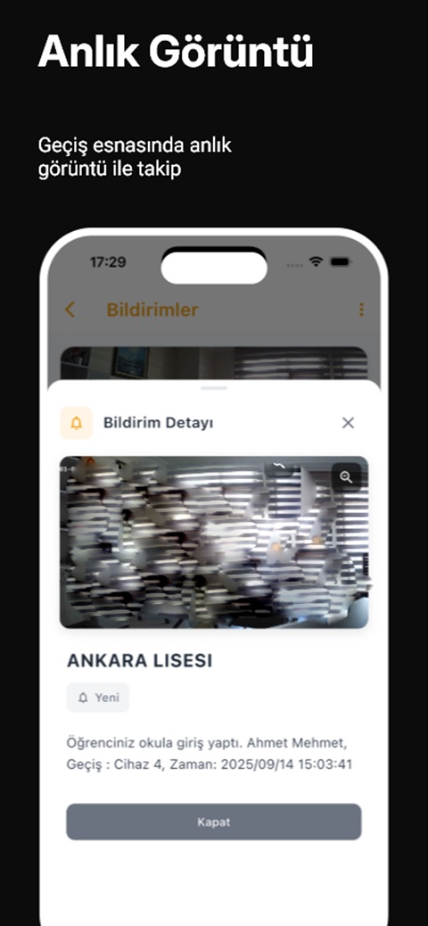 Güvenli Geçiş Android